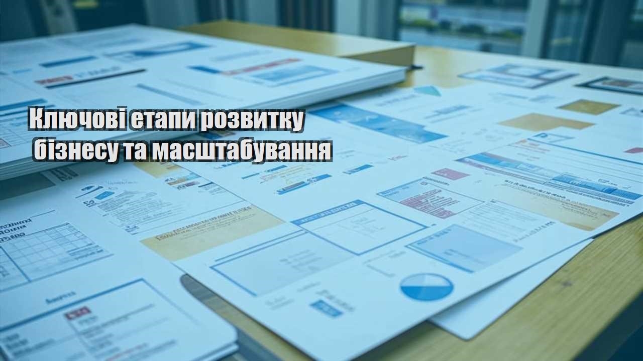 klyuchovi etapy rozvytku biznesu ta masshtabuvannya
