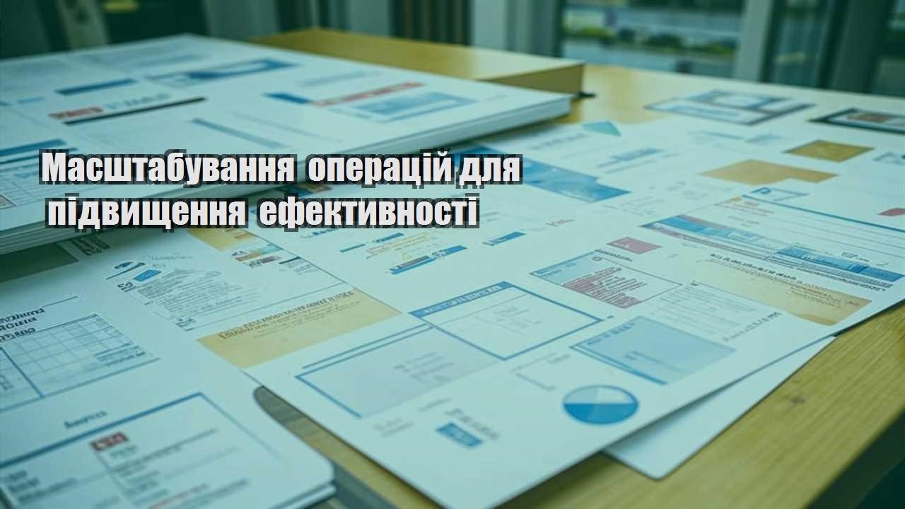 masshtabuvannya operaczij dlya pidvyshhennya efektyvnosti