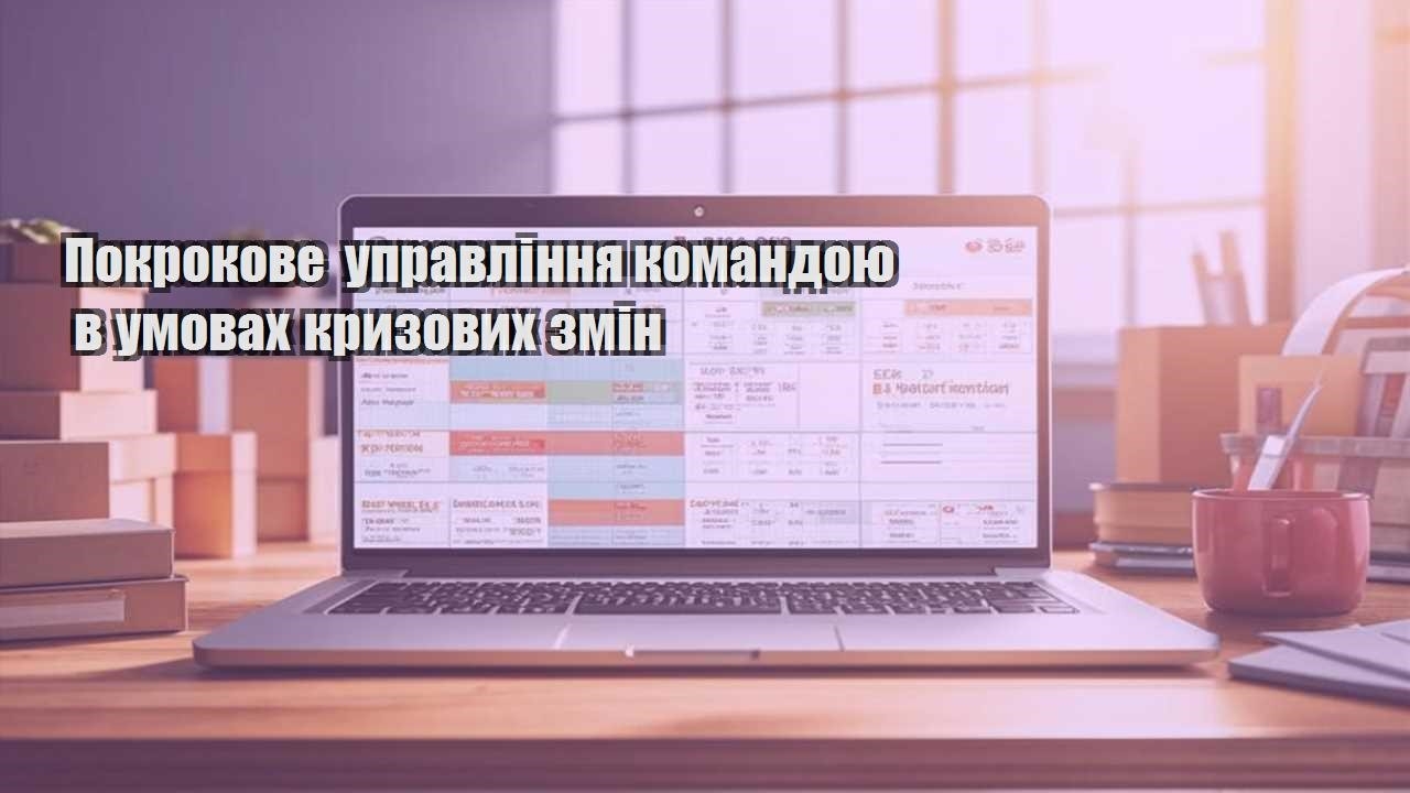 pokrokove upravlinnya komandoyu v umovah kryzovyh zmin