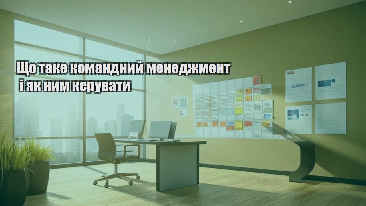 shho take komandnyj menedzhment i yak nym keruvaty