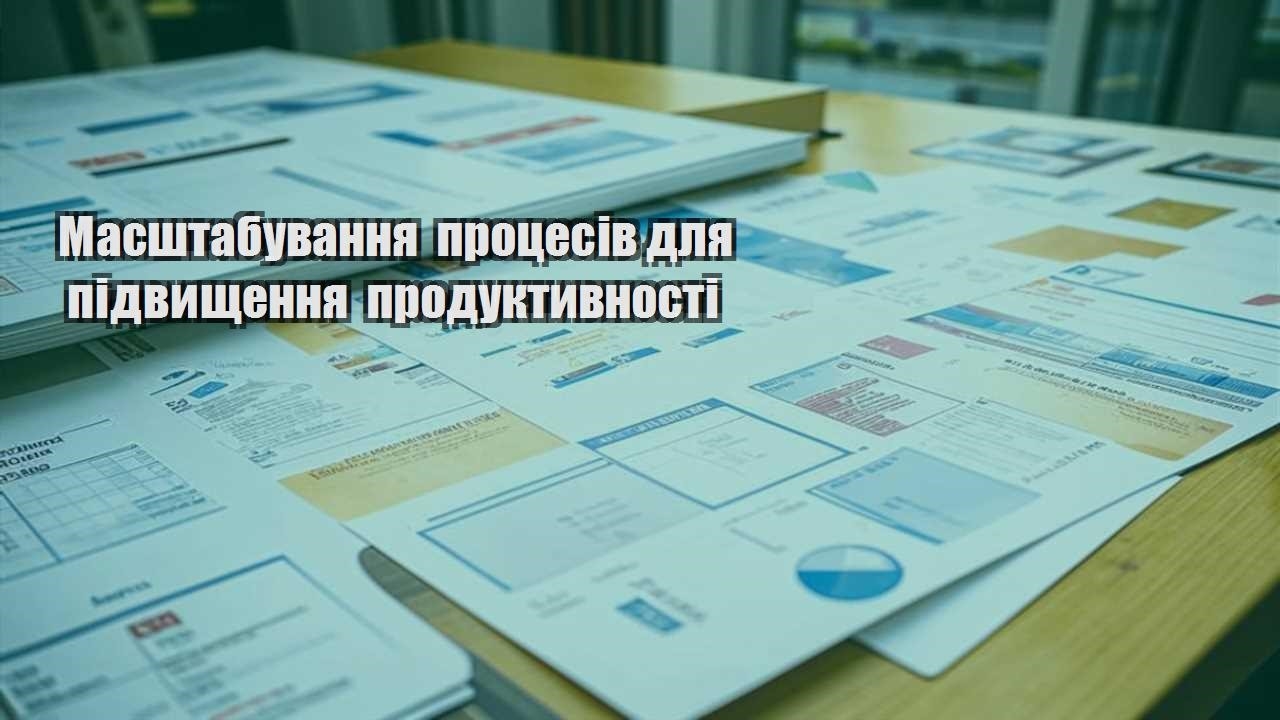 masshtabuvannya proczesiv dlya pidvyshhennya produktyvnosti