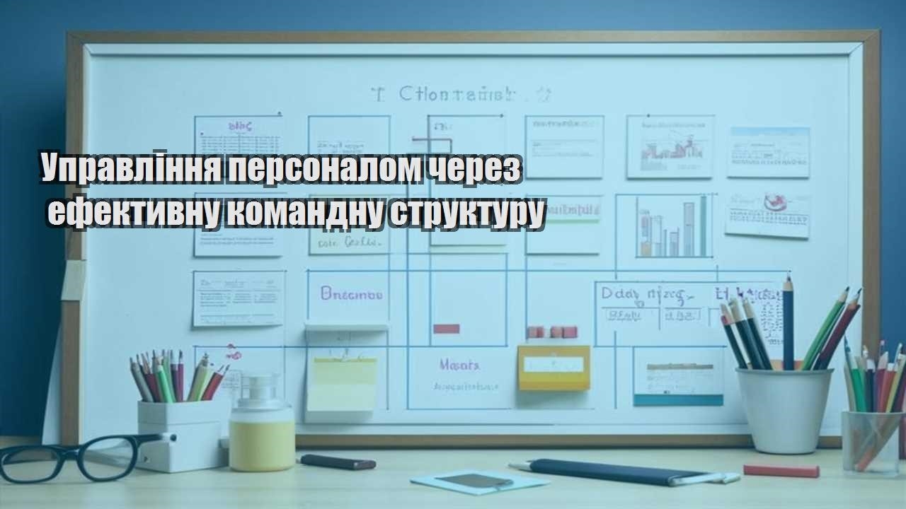 upravlinnya personalom cherez efektyvnu komandnu strukturu