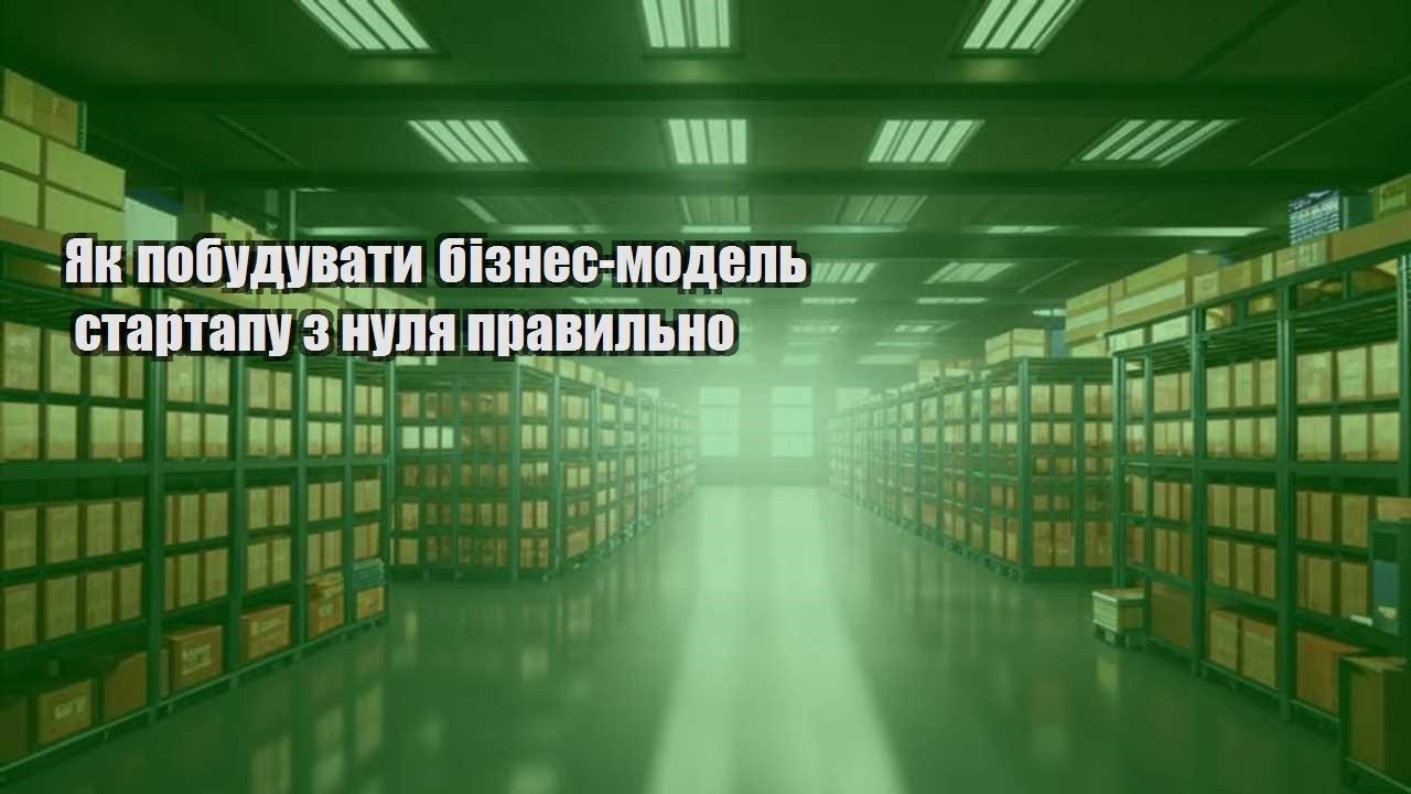 yak pobuduvaty biznes model startapu z nulya pravylno