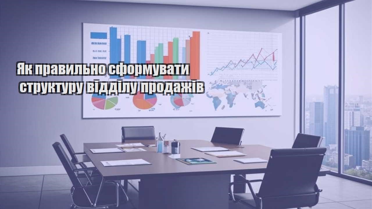 yak pravylno sformuvaty strukturu viddilu prodazhiv