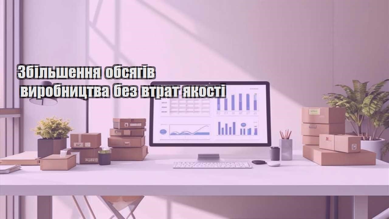 zbilshennya obsyagiv vyrobnycztva bez vtrat yakosti