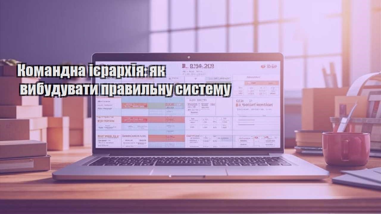 komandna iyerarhiya yak vybuduvaty pravylnu systemu