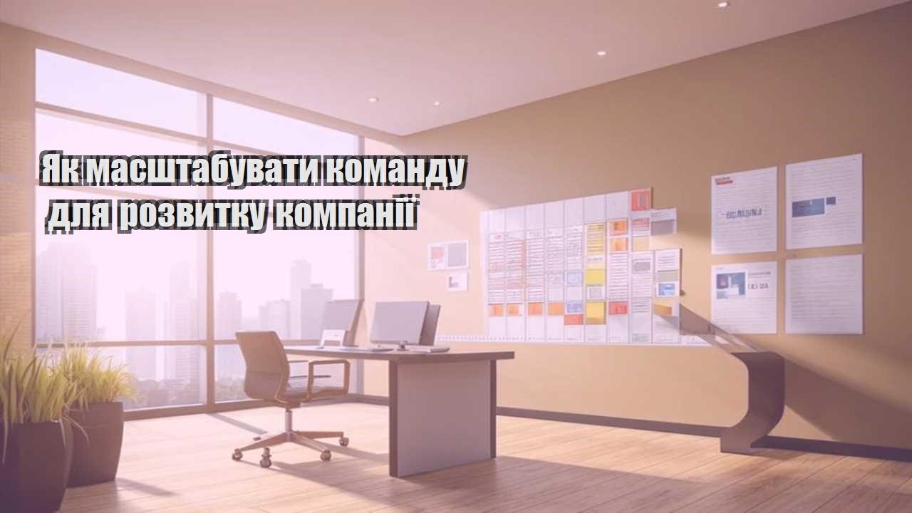 yak masshtabuvaty komandu dlya rozvytku kompaniyi