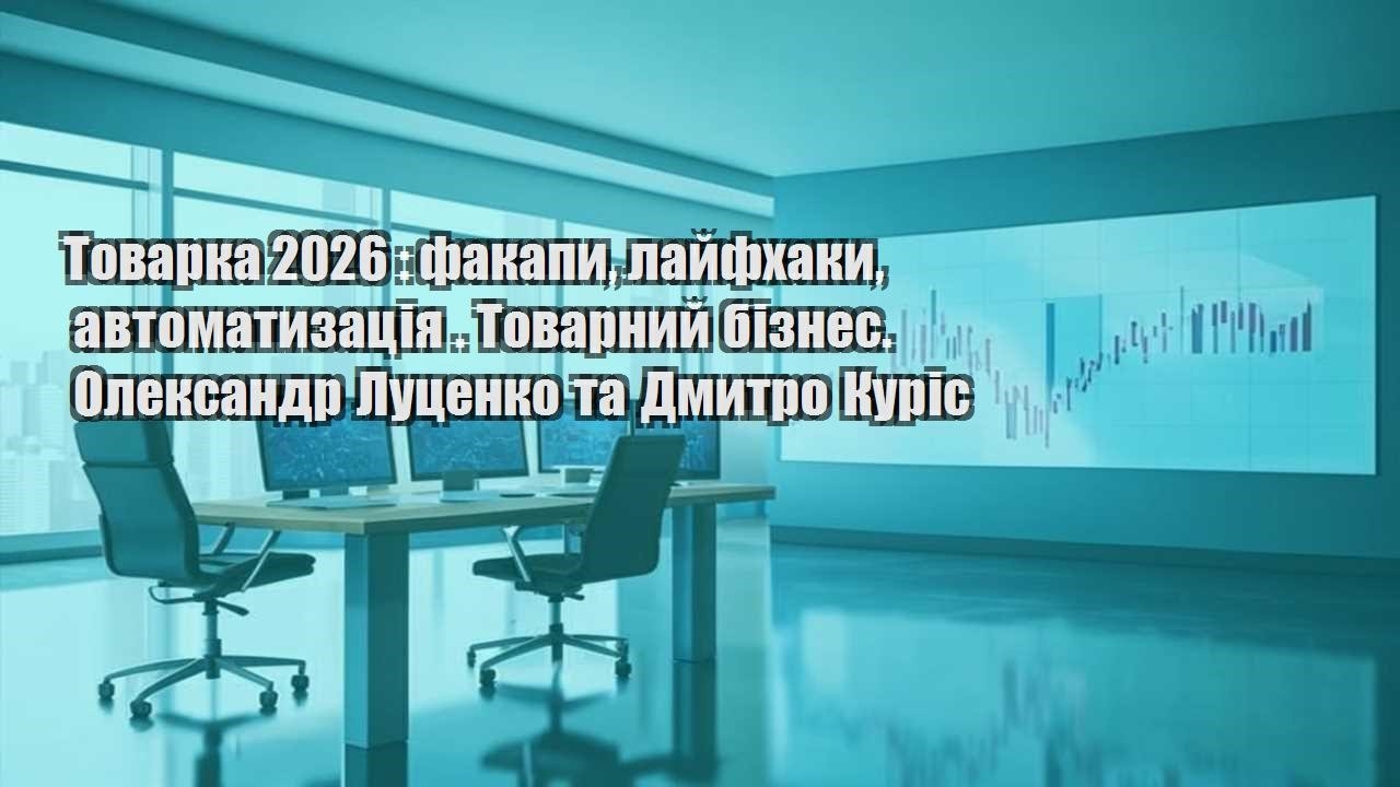 tovarka 2026 fakapy lajfhaky avtomatyzacziya . tovarnyj biznes. oleksandr luczenko ta dmytro kuris
