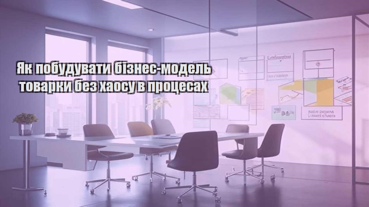 yak pobuduvaty biznes model tovarky bez haosu v proczesah