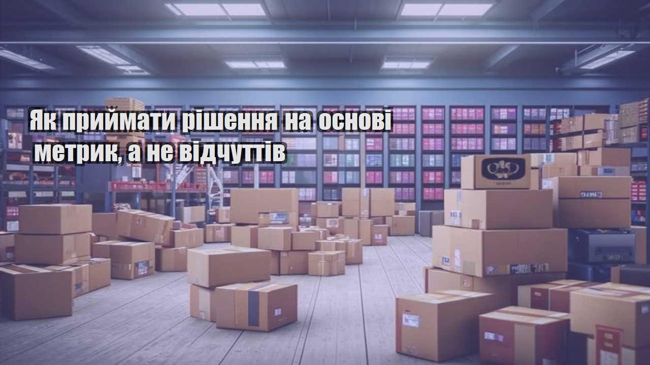 yak pryjmaty rishennya na osnovi metryk a ne vidchuttiv