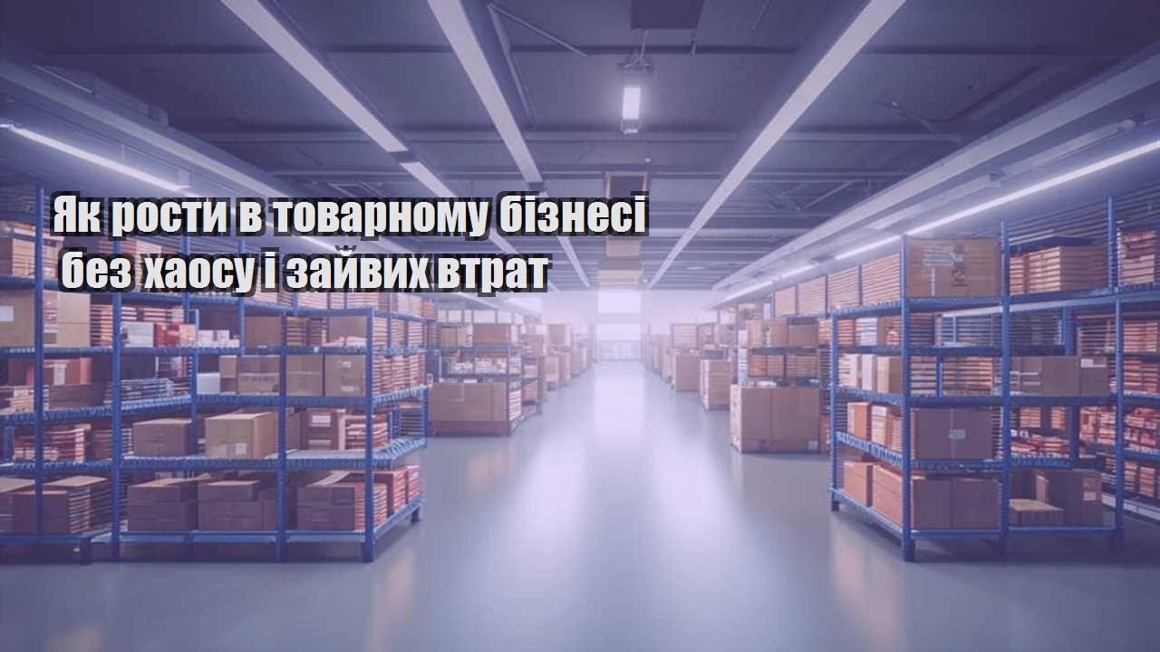 yak rosty v tovarnomu biznesi bez haosu i zajvyh vtrat