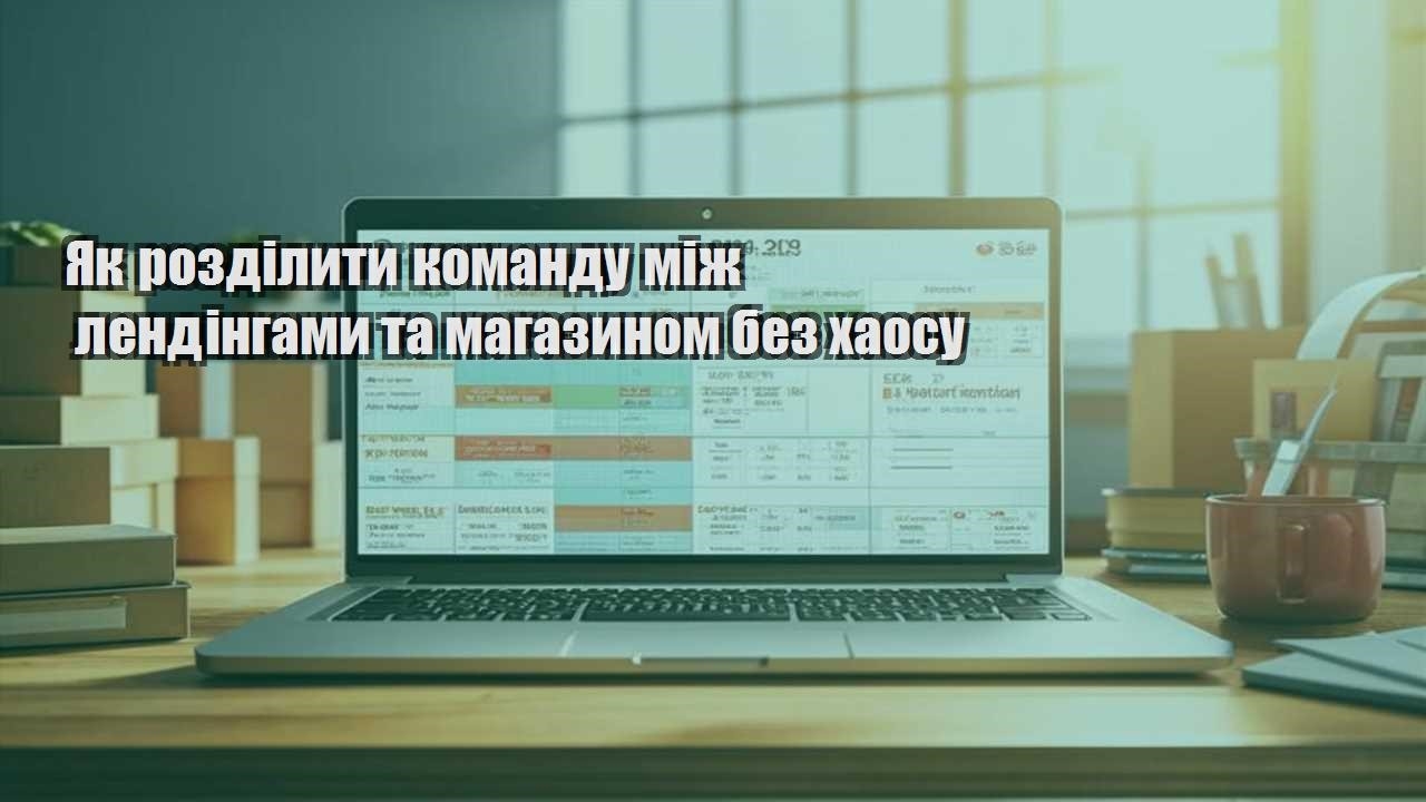 yak rozdilyty komandu mizh lendingamy ta magazynom bez haosu
