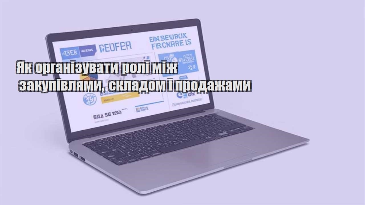 yak organizuvaty roli mizh zakupivlyamy skladom i prodazhamy