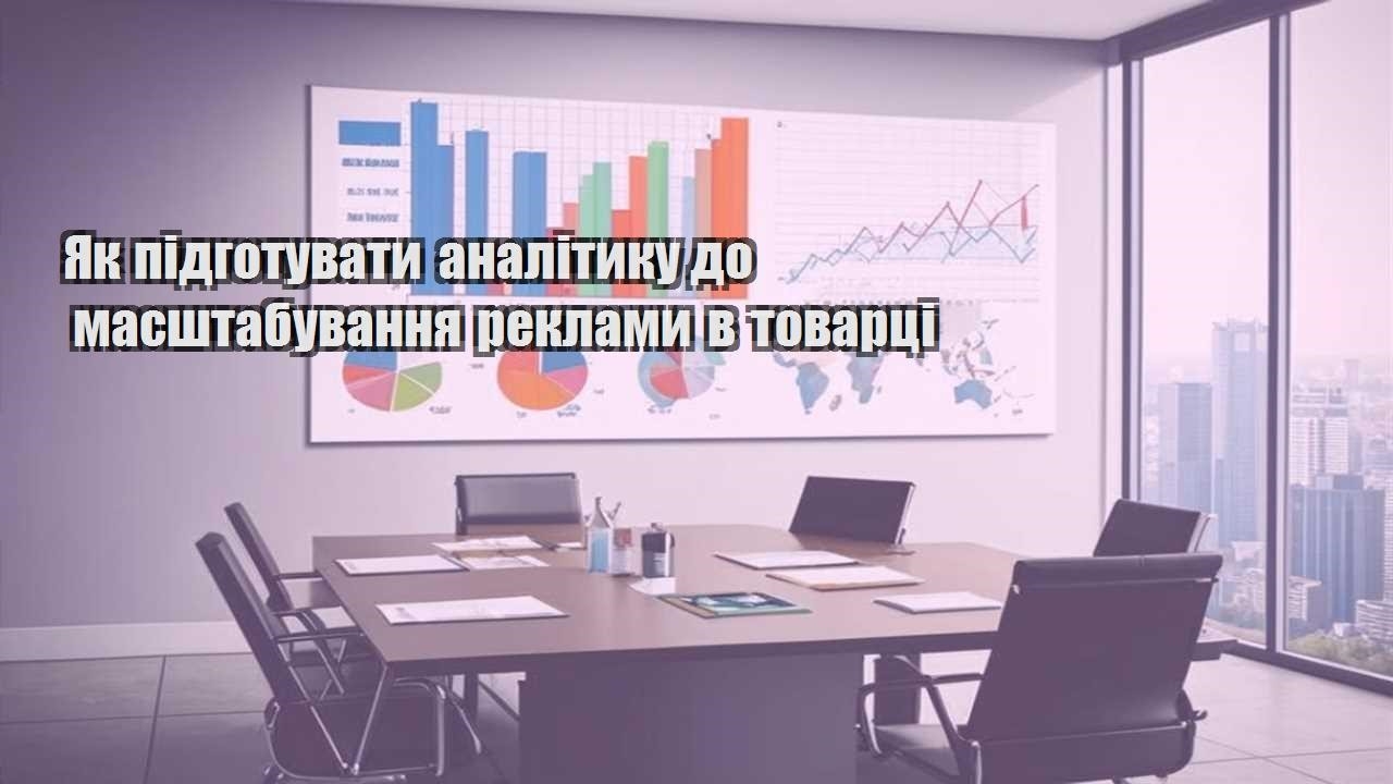 yak pidgotuvaty analityku do masshtabuvannya reklamy v tovarczi