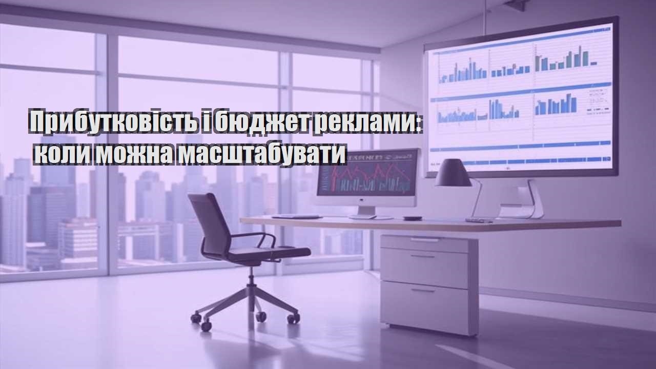 prybutkovist i byudzhet reklamy koly mozhna masshtabuvaty