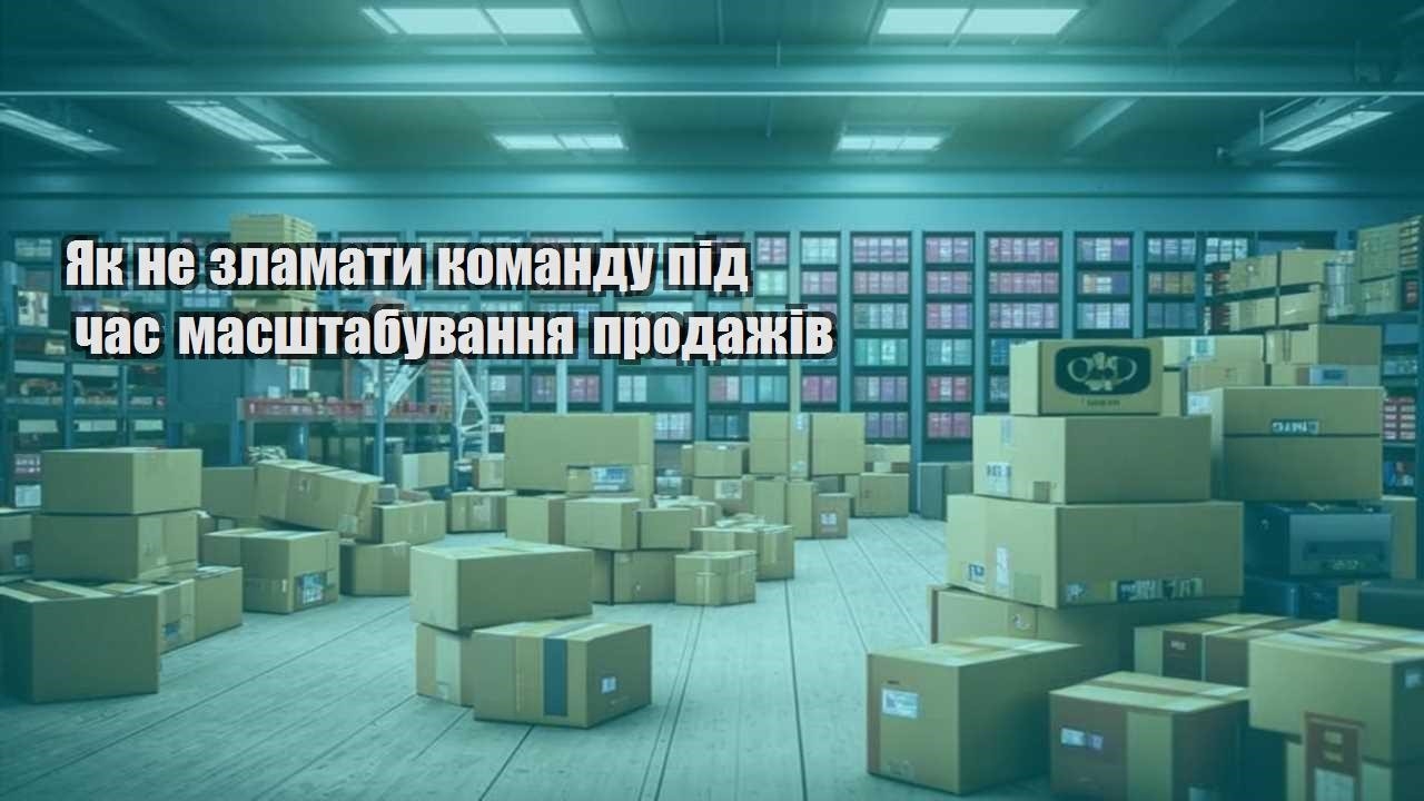 yak ne zlamaty komandu pid chas masshtabuvannya prodazhiv