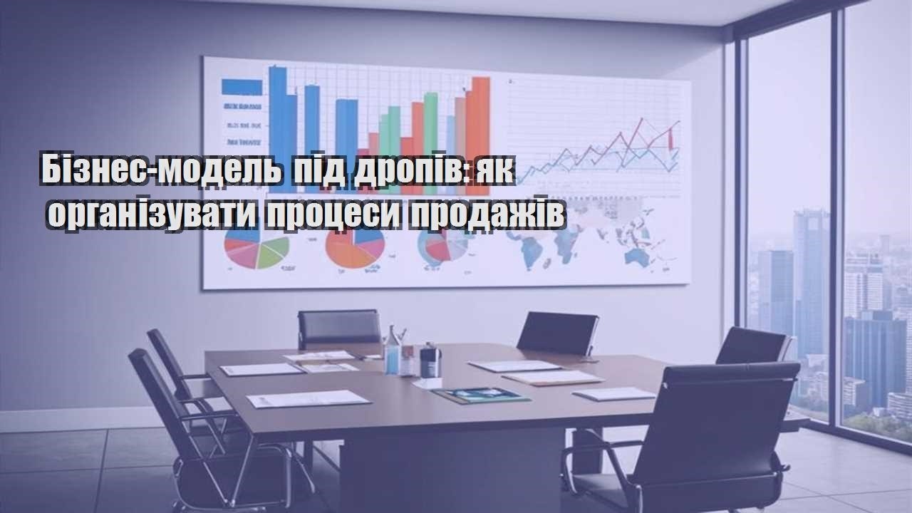 biznes model pid dropiv yak organizuvaty proczesy prodazhiv