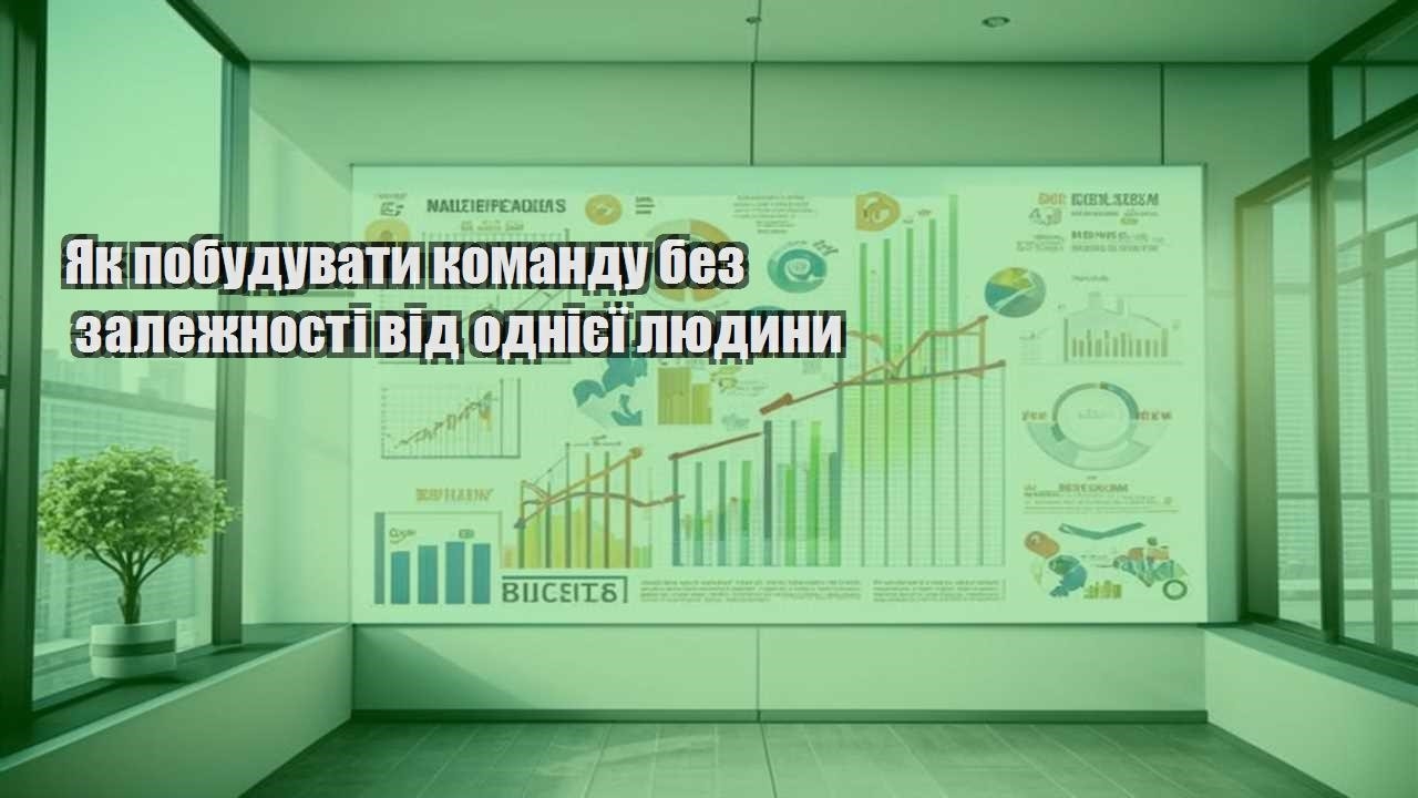 yak pobuduvaty komandu bez zalezhnosti vid odniyeyi lyudyny