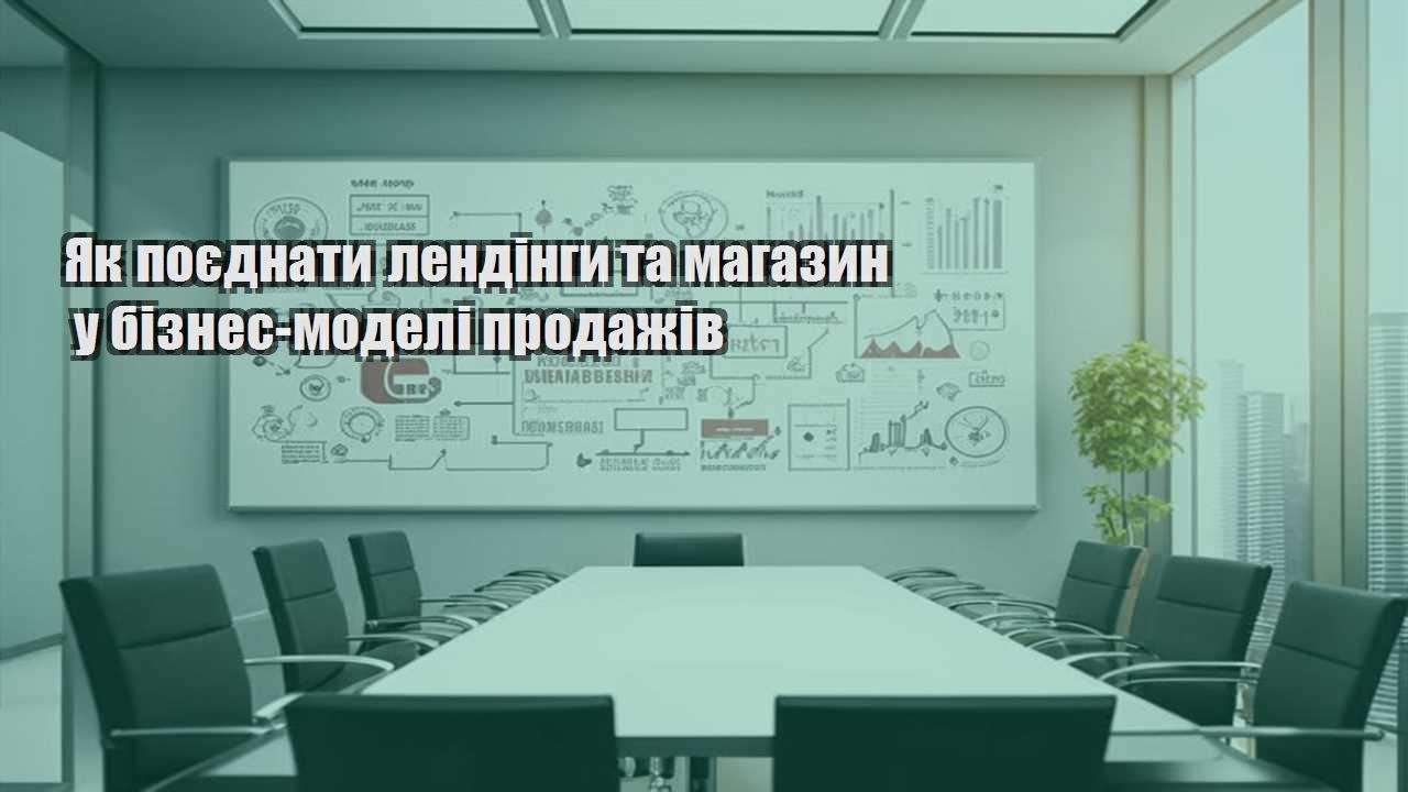 yak poyednaty lendingy ta magazyn u biznes modeli prodazhiv