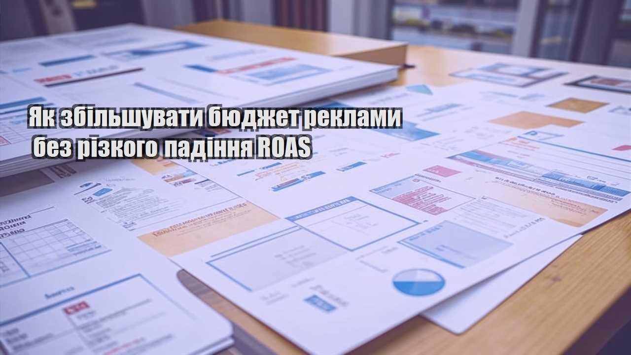 yak zbilshuvaty byudzhet reklamy bez rizkogo padinnya roas