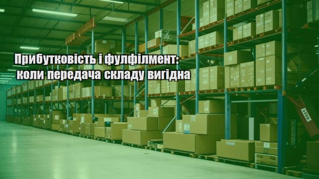 prybutkovist i fulfilment koly peredacha skladu vygidna