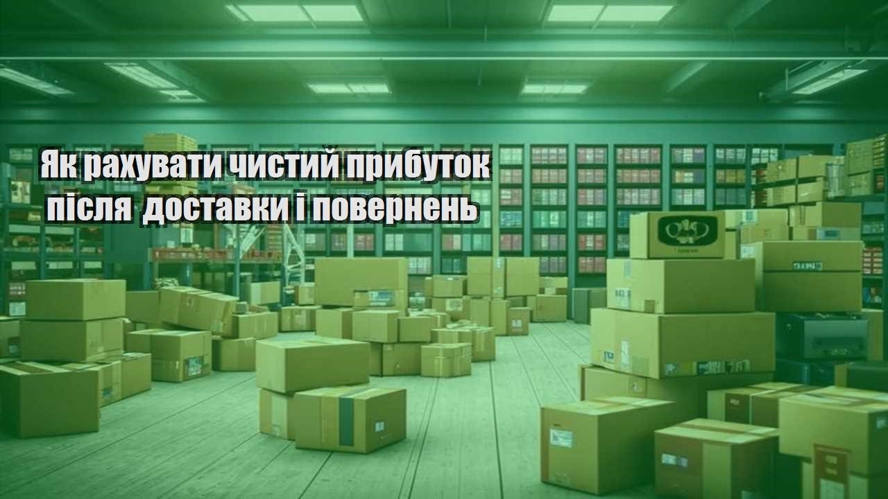 yak rahuvaty chystyj prybutok pislya dostavky i povernen