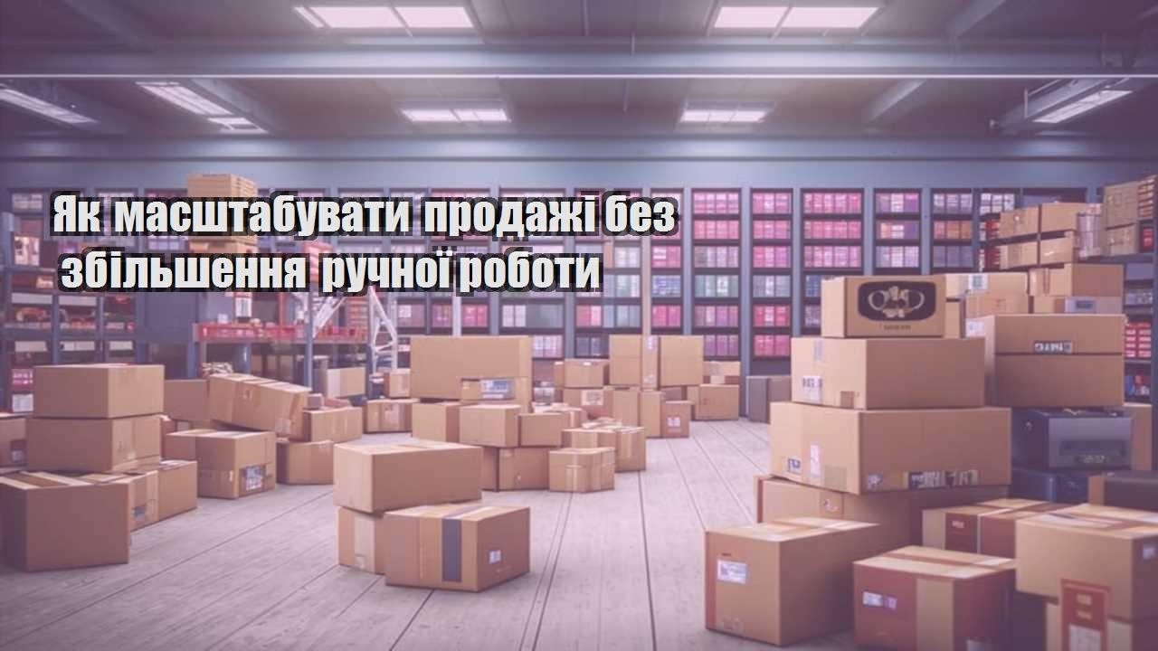 yak masshtabuvaty prodazhi bez zbilshennya ruchnoyi roboty